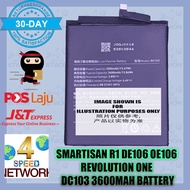 Smartisan Nut Pro 3 4000mAh DT108 Battery Smartsan R1 DE106 OE106 Revolution One DC103 3600mAh Bater