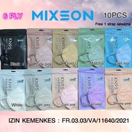 KN95 MIXSON 6 PLY ORIGINAL Mask contains 10pcs free KN95 strap connector KN95 MASK
