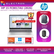HP15-fc0017AU 15.6" FHD Laptop ( R7 7730U, 16GB, 512GB SSD, ATI, W11, HS+M365 )