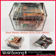 Car 12v 87A 5pin Relay / Control Device RED BETTA RELAY 87a (80A)