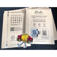 Ballet Crypto (OFFLINE) cold stainless steel metal wallet - ORIGINAL, IMPORTED (Bitcoin, Ethereum, L