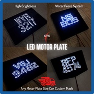 Led Light Motor Number Plate/ LED Motor Plat/ Lampu Motor Plat