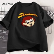 Raro vintage 90s Ayrton Senna Senninha Deadstock T-shirt Ayrton Senna Fundação Cotton Short Sleeve T