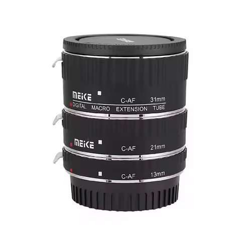 Meike MK-C-AF1A Metal Mount Auto Focus Macro Extension Tube Adapter Ring for Canon EF EF-S Lens DSLR