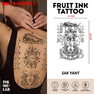 INKMELAB - Tattoo Sakyant 1 Fruit Ink Temporary Tattoo design sak yant thailand muaythai ethnic cult