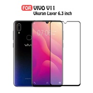 CASE888 Tempered Glass 5D 6D 9D 21D Vivo V11 Full Coverage Ultra HD - BLACK