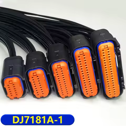 DJ7181A-1 ECU wiring harness waterproof connector 12p18p26p34p40p Car computer controller cable plug