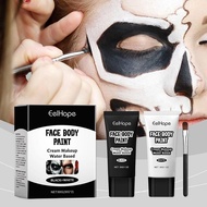 STAR Eelhope Halloween Black And White Foundation Paint Cream Makeup Foundation Makeup Clown S7d8