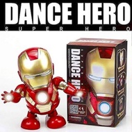 Ironman Kids Toy Dance Hero Robot With LED Music Dance Marvel Hero