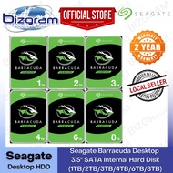 Seagate Barracuda Desktop 3.5" SATA Internal Hard Disk HDD (1TB/2TB/3TB/4TB/6TB/8TB) 2-Year SG Warranty