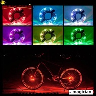 MAG Bike Wheel Hub Lights, USB Waterproof Colorful Bicycle Spoke Lights,  Warning Safety  Bicycle Lights