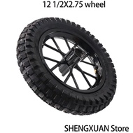 Bicycle Wheel 12 1/2x2.75 Front Wheel Suitable for Bicycle Electric Bicycle Wheel Replacement