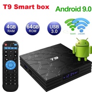 Smart T9 Android 9.0 Tv Box Rk3318 Quad Core 4gb Ram 64gb Rom 2.4g/5g Dual Wifi Usb 3.0 4k 2gb 16gb 