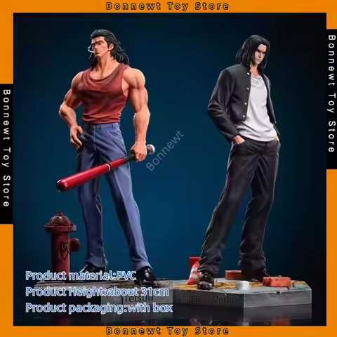 31cm Slam Dunk GK Zhenxiangsha Shogyoshio Tetsuo Mitsui Hisashi Long Hair Model Statue Desktop Ornam