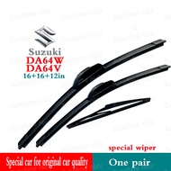 Suzuki DA64W/DA64V Front rear Wiper Blade (16+16+12in)for Suzuki DA64W/DA64V Car Wiper