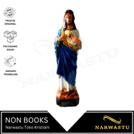 30 Cm Holy Heart Jesus Statue biru - NP109