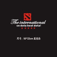 Miếng Dán Xe DOTA2 Game Của Car Art Road Sticker Shadow Demon Túi Đựng Đồ Dùng Vệ Sinh Ô Tô Thiết Kế