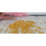 2mm Gold and Silver Pepper Stopper Pepper Stopper/ Mute Stopper/ String Stopper Mask Necklace