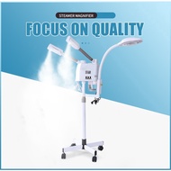 3 in 1 Face Steamer with Magnifying Lamp Professional Beauty Clinic Use Face Steamer Facial Lamp with Hot and Cold Spray