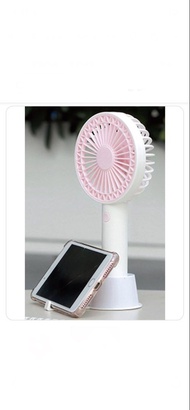 全新 USB 迷你手提 坐枱 風扇 連手機支架 mini fan （3 吋）