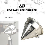 Lets Brew Portafilter Dripper 58mm T2 Coffee Dripper/ Tea Dripper