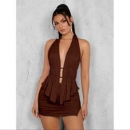 [Bali.Summer] Top Zalea Backless Backless drawstring top/ Backless Halter top/