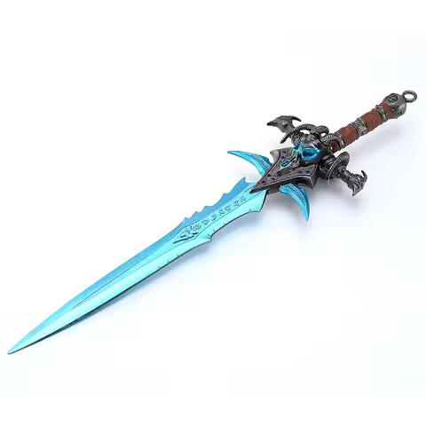 30cm World of Warcraft Weapon Frostmourne Nerzhul The Lich King Metal Game Katana Samurai Sword Toys