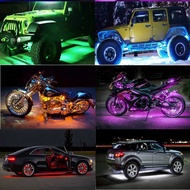 One for Six Car RGB Chassis Light Interior Atmosphere Light Motorcycle RGB Atmosphere Light