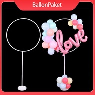 Standing Balloon Holder Round Circular Balloon Stand/ 163cm x 75cm Birthday Decoration