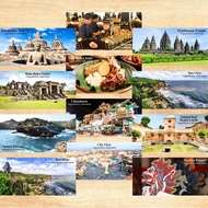 Yogyakarta Souvenir Fridge Magnet Door Food Culture Festivities 10 cm x 5