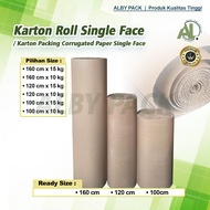 Kardus Roll / Karton roll / Dus Gulungan / Single Face / Corrugated Roll 15 Kg