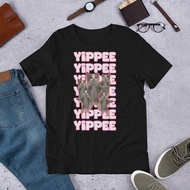 Yippe Funny Cat Meme T-shirt Cat Shirt Goofy Ahh Tshirt Gift for Her Happy Cat Jumping Meme Tee Gen 