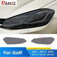 TPU Car Headlights Taillights Black Protective Film Transparent Sticker Refit For Volkswagen VW Golf