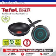 ☎Tefal Cook & Clean Non Stick Frypan 20CM/ 24CM/26CM/28CM -READY STOCK