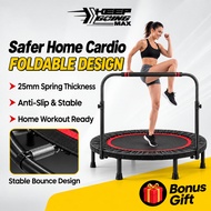 Ebuy Trampoline Fitness Foldable Silent Max Capacity Up to 300KG Exercise Trampoline Kid/Adult 弹跳床