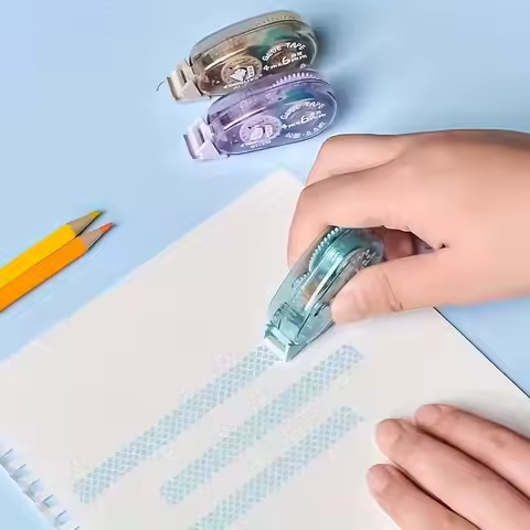 4PCS Double-sided adhesive tape - Suitable for collage in journal books, DIY binding books, school s