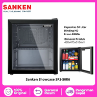 Sanken Showcase SRS-50R6 Minibar Mini Bar Kulkas Hotel Portable