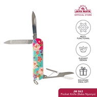 JAYA MATA Pocket Knife - Baba Nyonya Design JM863