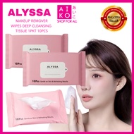 (AIKO)ALYSSA MADELINE MAKEUP REMOVER WIPES DEEP CLEANSING WET TISSUE 1PKT 10PCS