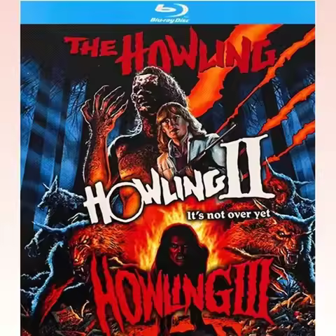 The Howling 1-3 Horror Film HD Blu-ray BD 3-Disc English & Chinese Subtitles