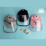 Newborn Baby Face Shield Hat 0 - 3 years Cat 03/ Cute Baby Hat/ for Boys and Girls HEY KUGY Baby Fac