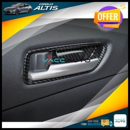 Toyota Altis E210 (2021 - 2024 ) Inner Door Handle Carbon Cover Vacc Auto Car Accessories