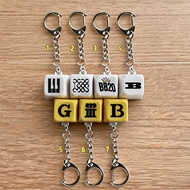 Kpop Idol G-Dragon‌ TAEYANG DAESUNG‌ Concert Keyboard Luminous Bag Keychain Pendant