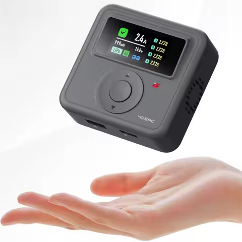 B04C-405AC Gan 60W Smart Charger RC Model Battery Fast Charger For 1- 4S Life Lihv Lipo 1- 7S Pb 1- 