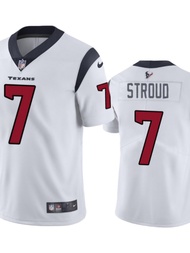 NFL football jersey Texas team 5 7 STROUD jersey embroidered jersey short-sleeved T-shirt white red blue ✠⊕ rn9846