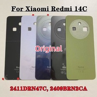 For Xiaomi Redmi 14C Rear Battery Door With Adhesive Replacement Back Housing Cover
