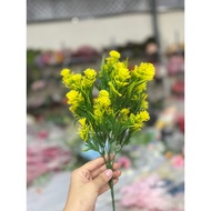 Pine bunches - decorative artificial trees, fake plastic flowers