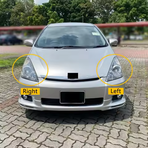 Front Headlamps Glass Headlights Shell Cover Transparent Lampshades Lamp Shell Masks Lens For Toyota