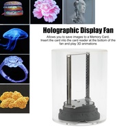 Fun~ 3D Hologram Fan 160 LED Built In 32GB Memory Card APP WiFi Control Holographic Display With Cle