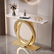 Rock Simple Yijing Rock Entrance Table Luxury Modern Style Countertop Light Entrance Cabinet Semicir